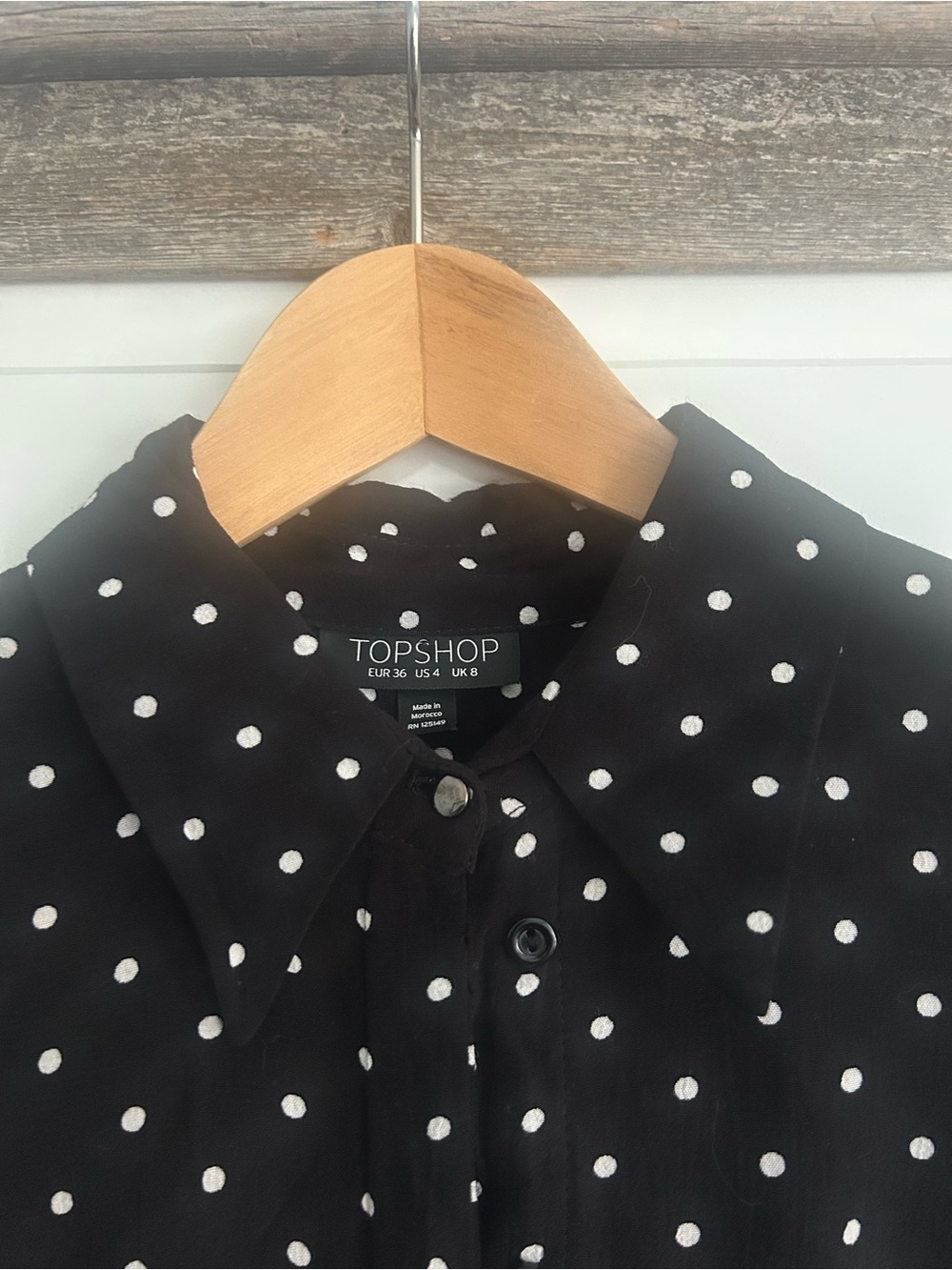 Topshop Black and White Polka Dot dresses . Very good condition